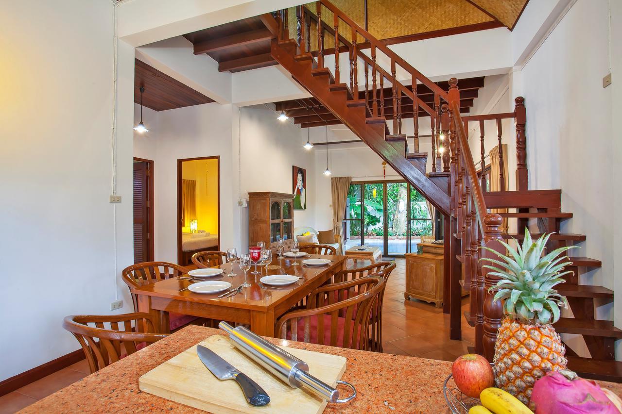 Traditional Thai Villa Nikkie In Tropical Nature, 4Br & Pool, Near Rawai Beach Nai Harn Exterior foto